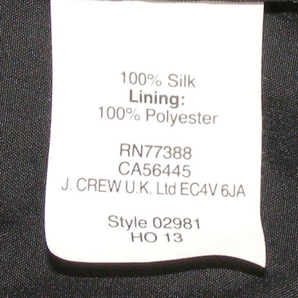 new J.CREW Silk Chiffon Dress, 12, Black, Babydoll, Cocktail/Party, V-neck - Picture 13 of 15